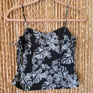 Zara women ladies floral printed strappy tank top